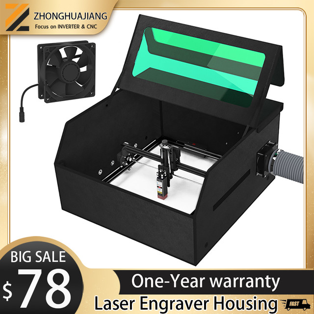 CNC Laser Engraving Machine Accessories Tools 700x700x400mm Laser Engraver  Enclosure Eye Protection with Vent Protective Cover - AliExpress